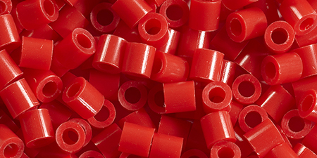 Perler Beads 1,000/Pkg-Red - Image 2