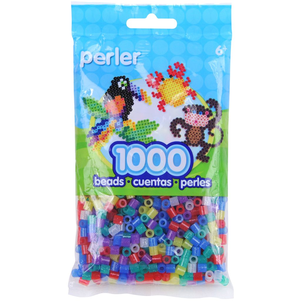 Perler Beads 1,000/Pkg-Glitter Mix