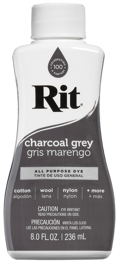 Rit Dye Liquid 8oz-Charcoal Grey