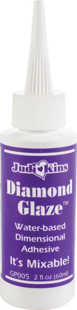Judikins Diamond Glaze Dimensional Adhesive -2oz Precision Tip