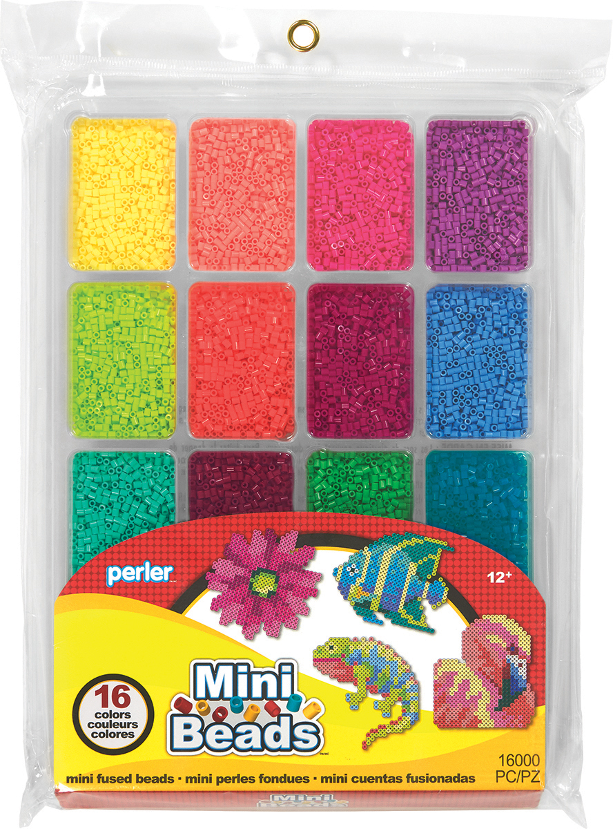 Perler Mini Beads Fused Bead Tray 16,000/Pkg- - Image 3