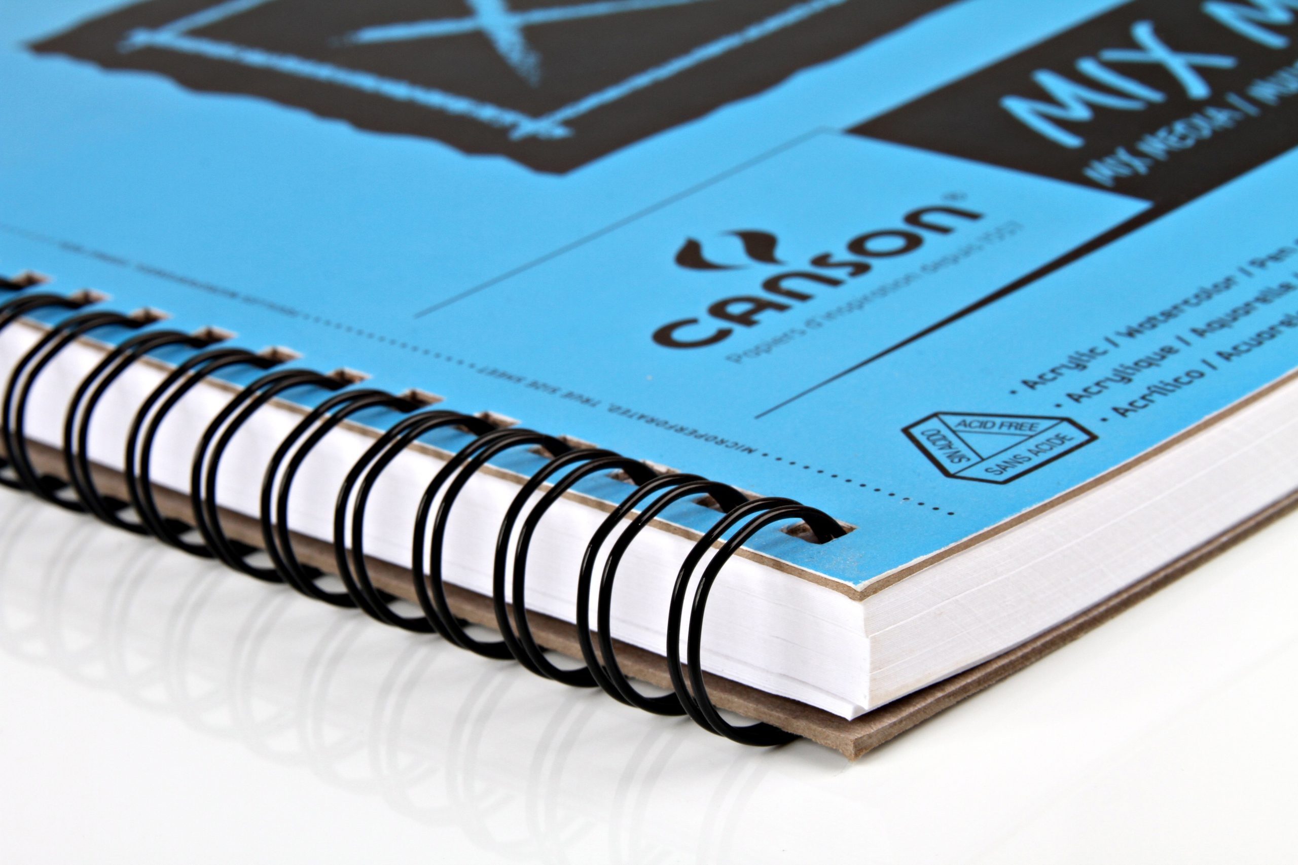 Canson XL Spiral Multi-Media Paper Pad 11"X14"-60 Sheets - Image 2