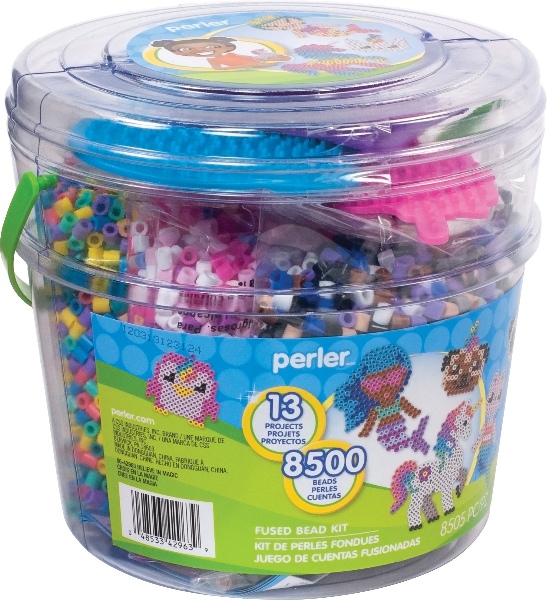 Perler Fused Bead Bucket Kit-Believe In Magic - Image 3